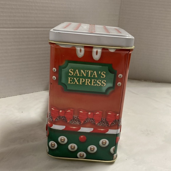 Collectors Tin Santa Express Train is made of 2 Tins Rolling Wheels Multicolor - Picture 3 of 8